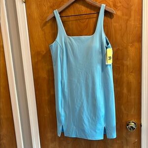 All in Motion Blue Mini Dress